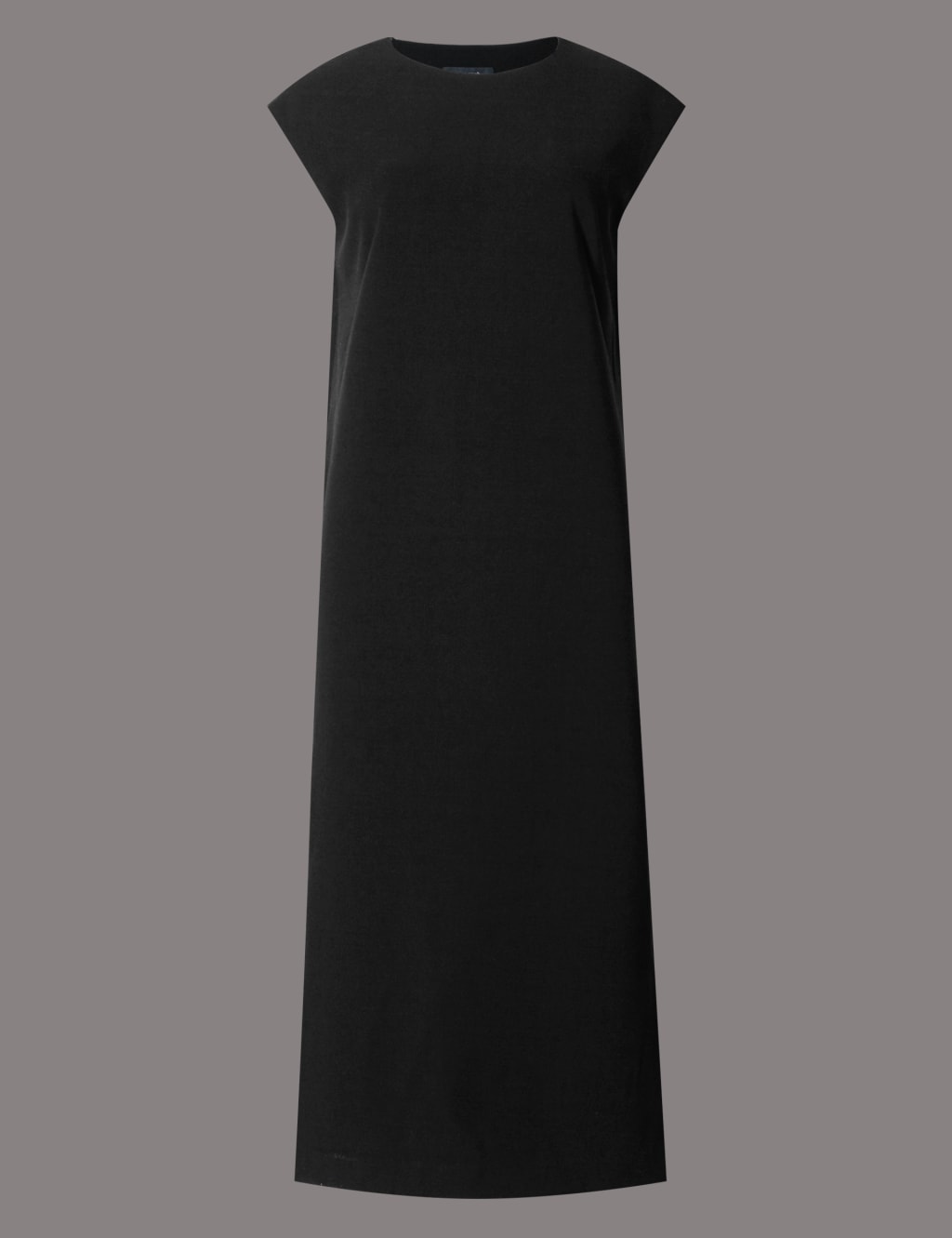Bonded Fabric Cap Sleeve Shift Dress 2 of 4