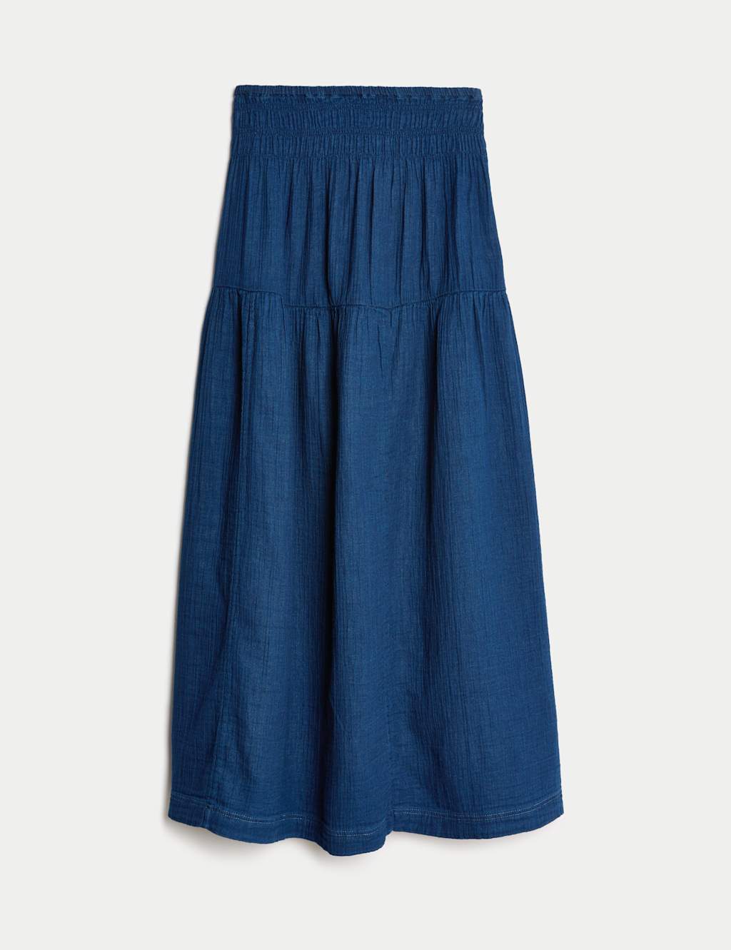 Pure Cotton Midaxi Tiered Skirt 2 of 4
