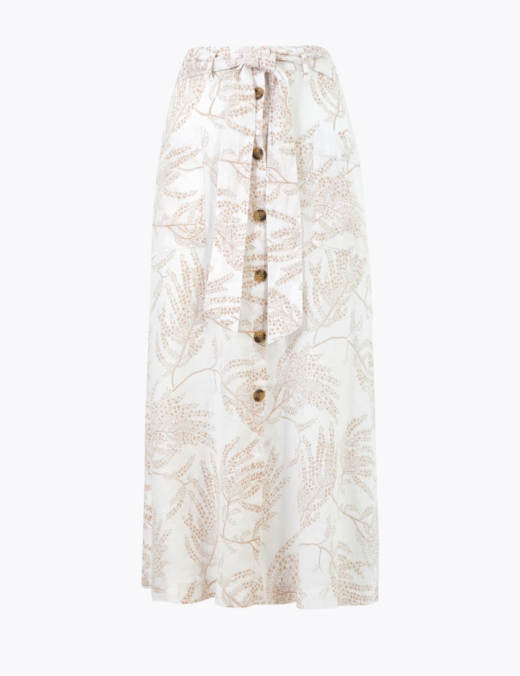 White linen skirt marks and spencer cheap