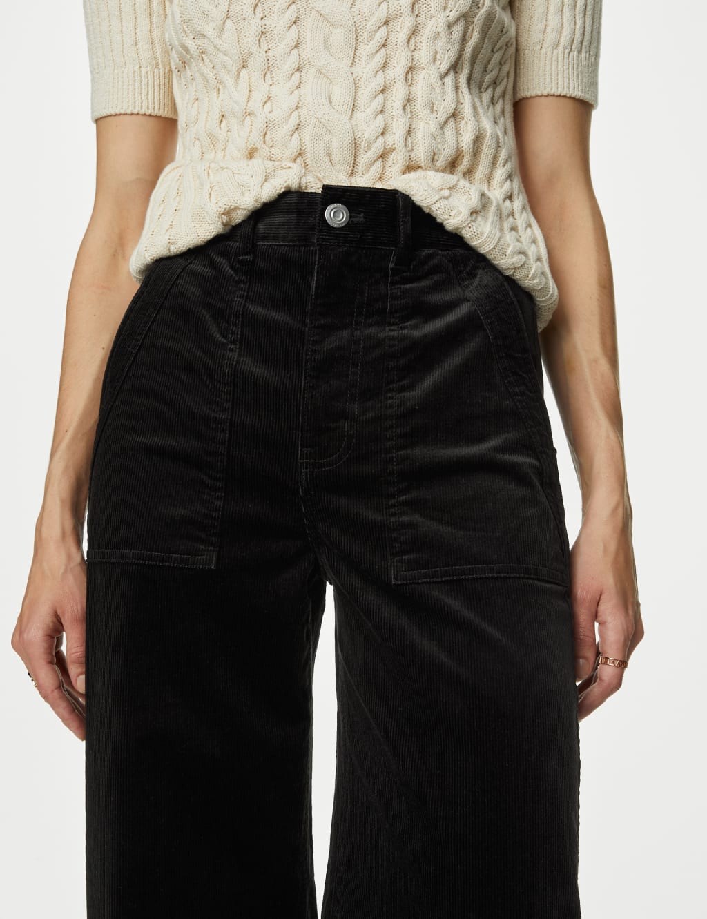 Cord Wide Leg Trousers 4 of 5