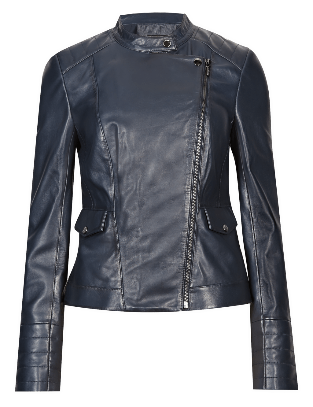 Pure leather biker jacket store