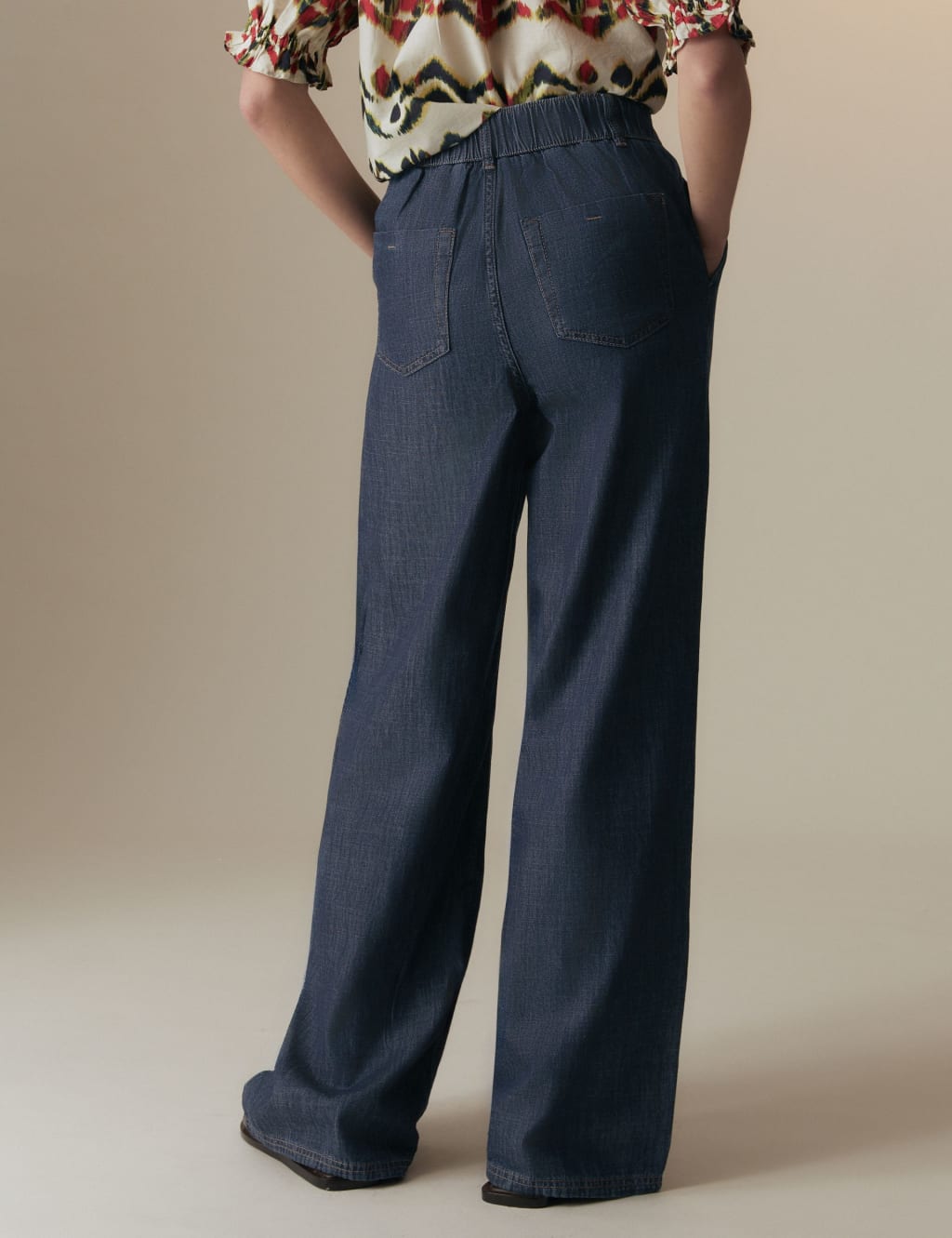 Wide leg cotton jeans new arrivals