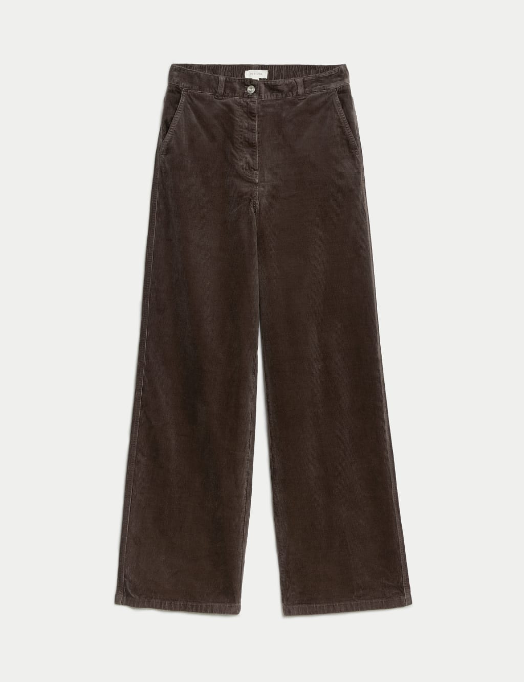 Cord Wide Leg Trousers Per Una M S