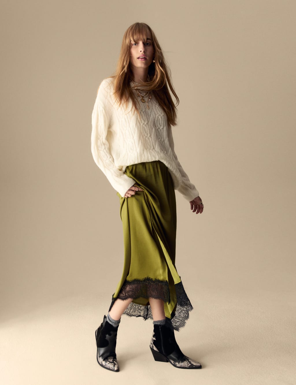 Flowy skirt slip 2025
