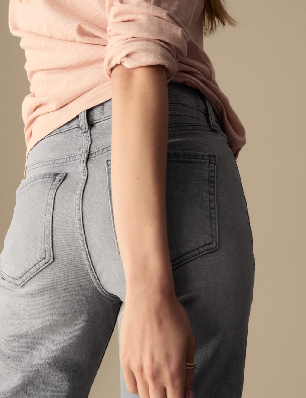 Womens ankle grazer jeans outlet