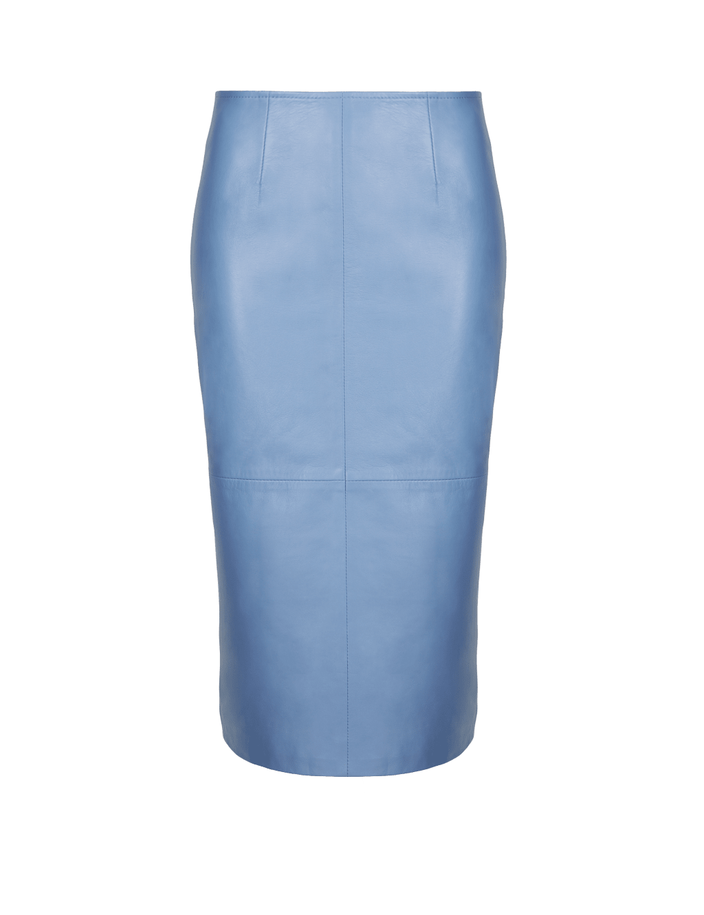 Luxury Leather Long Pencil Skirt 2 of 6