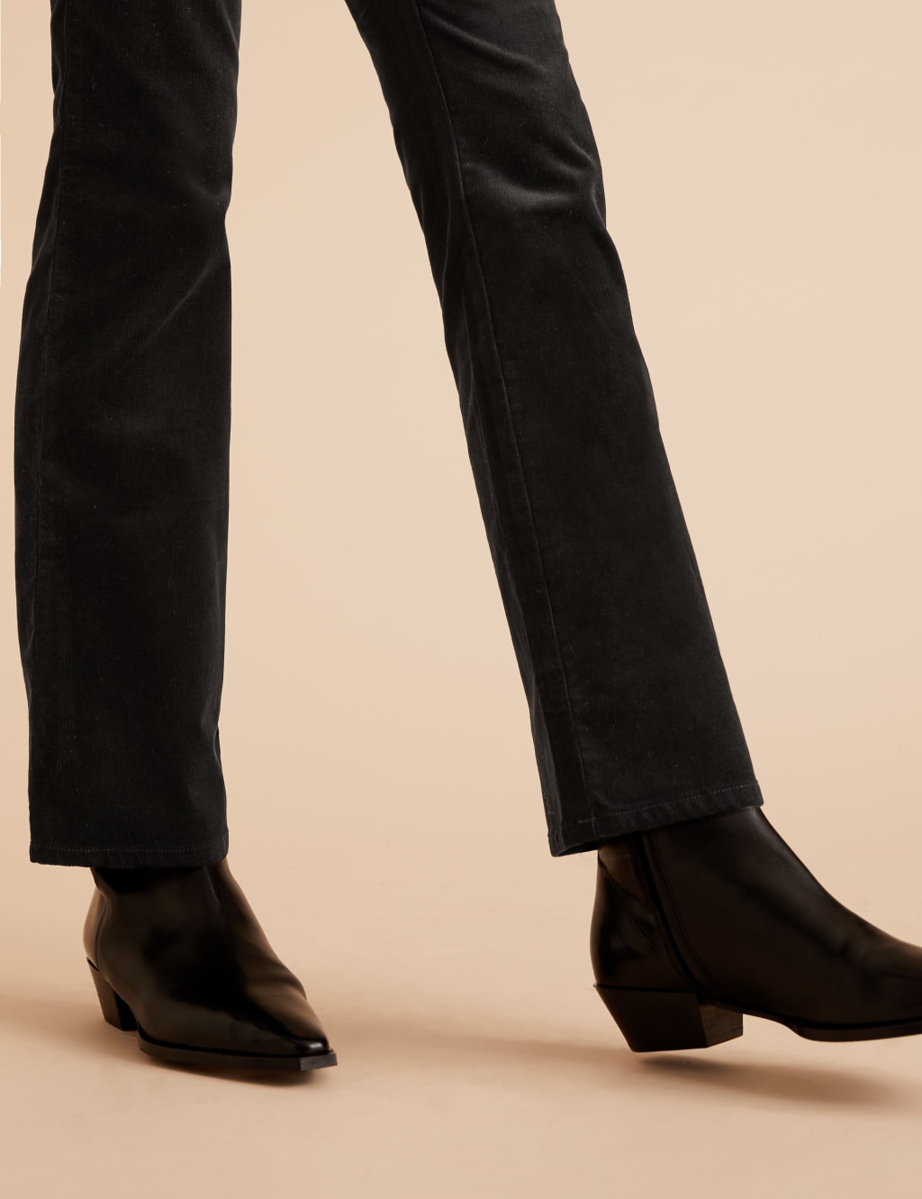 Corduroy Slim Fit Flare Trousers 5 of 5