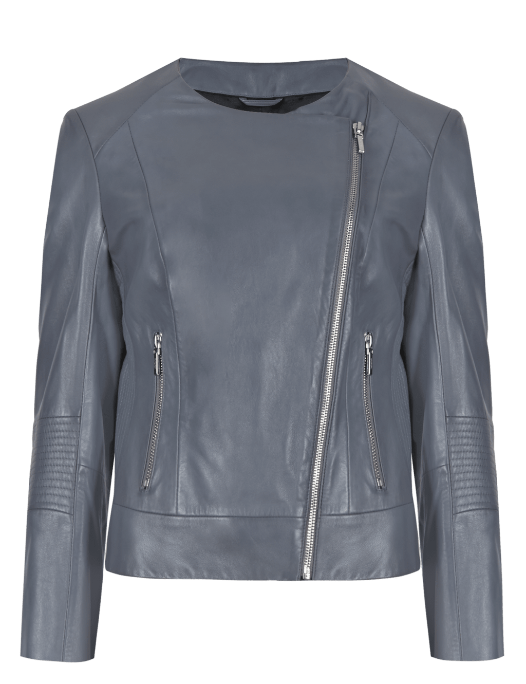 Leather Biker Jacket 2 of 4