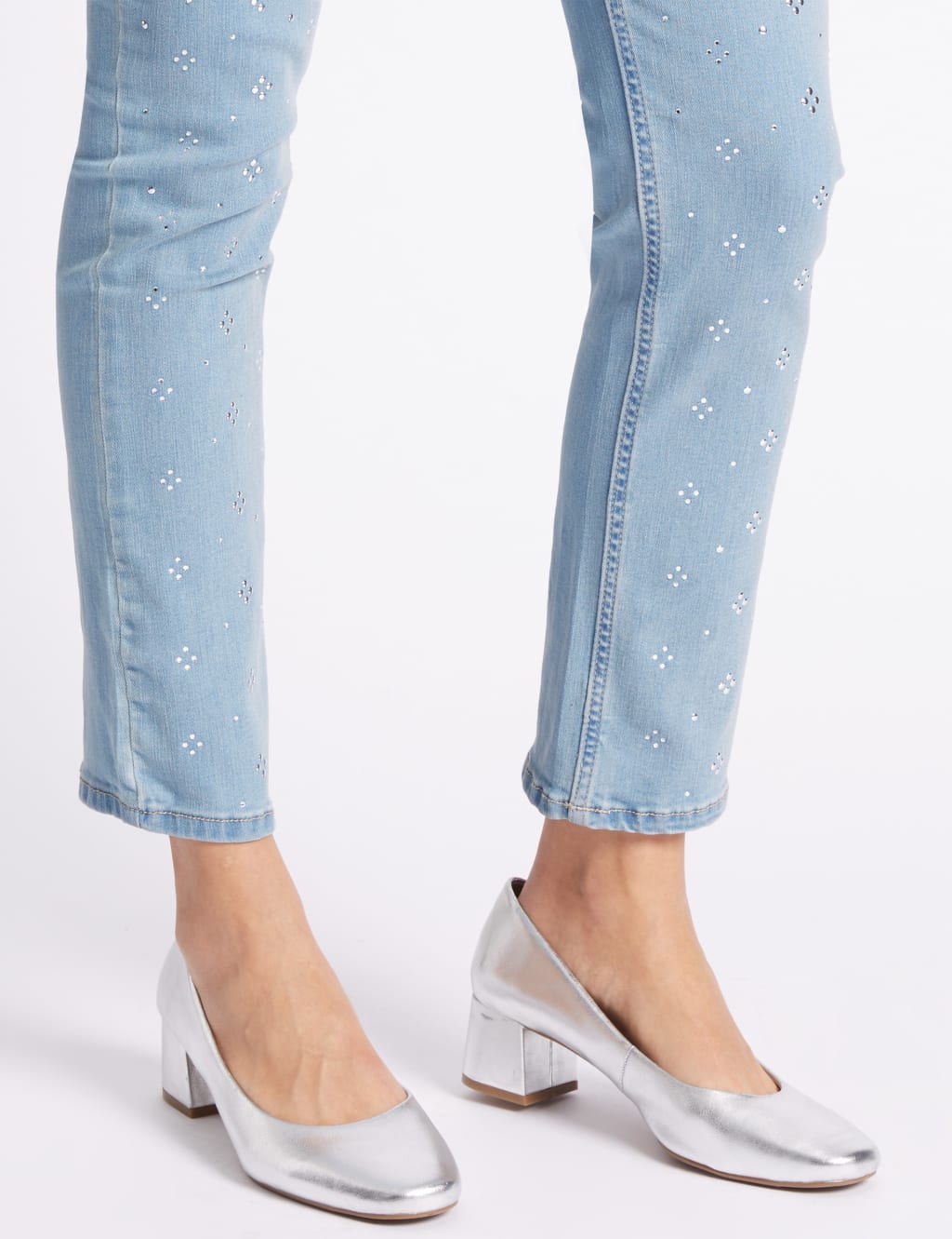 All Over Bling Slim Leg Jeans 6 of 6