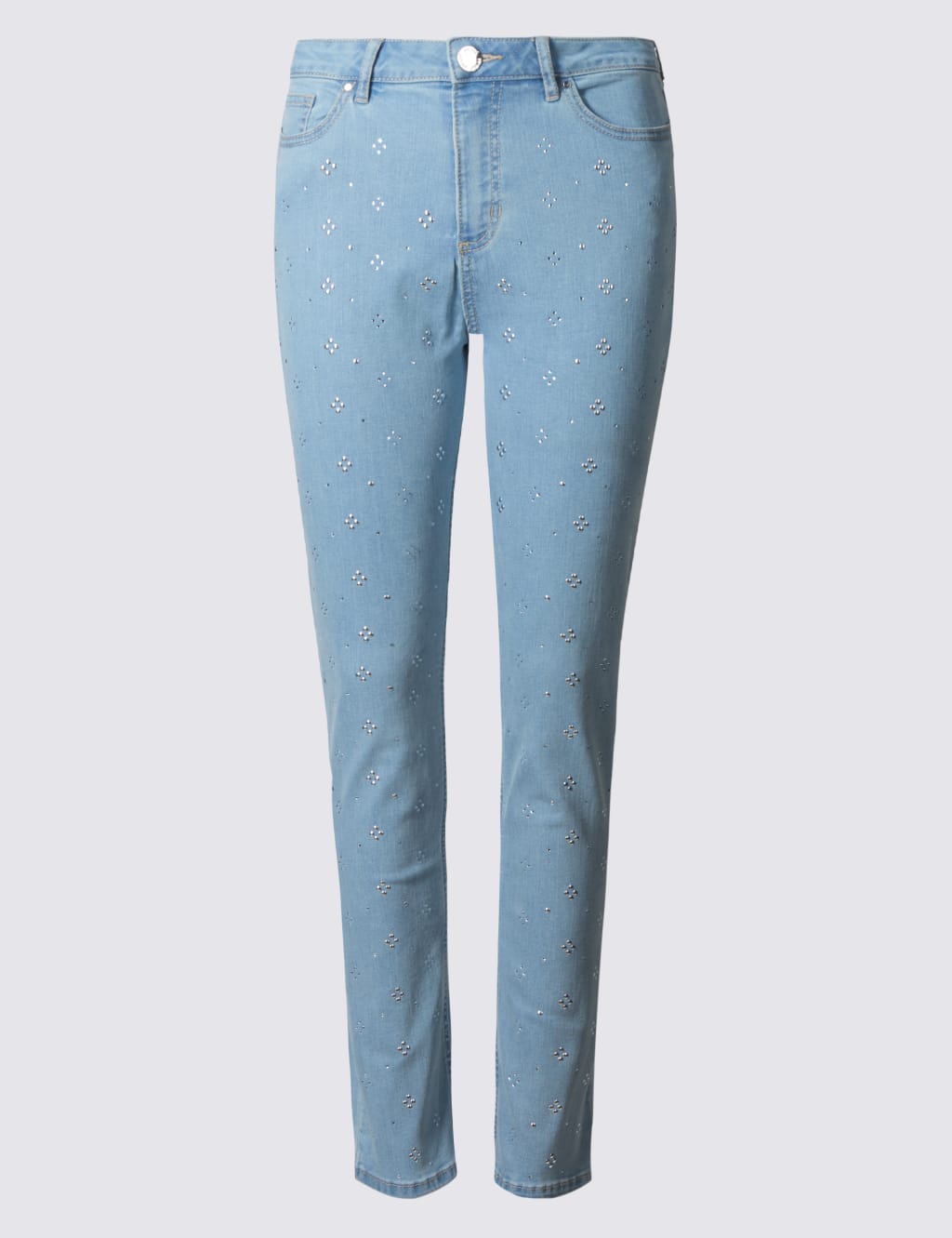All Over Bling Slim Leg Jeans 2 of 6