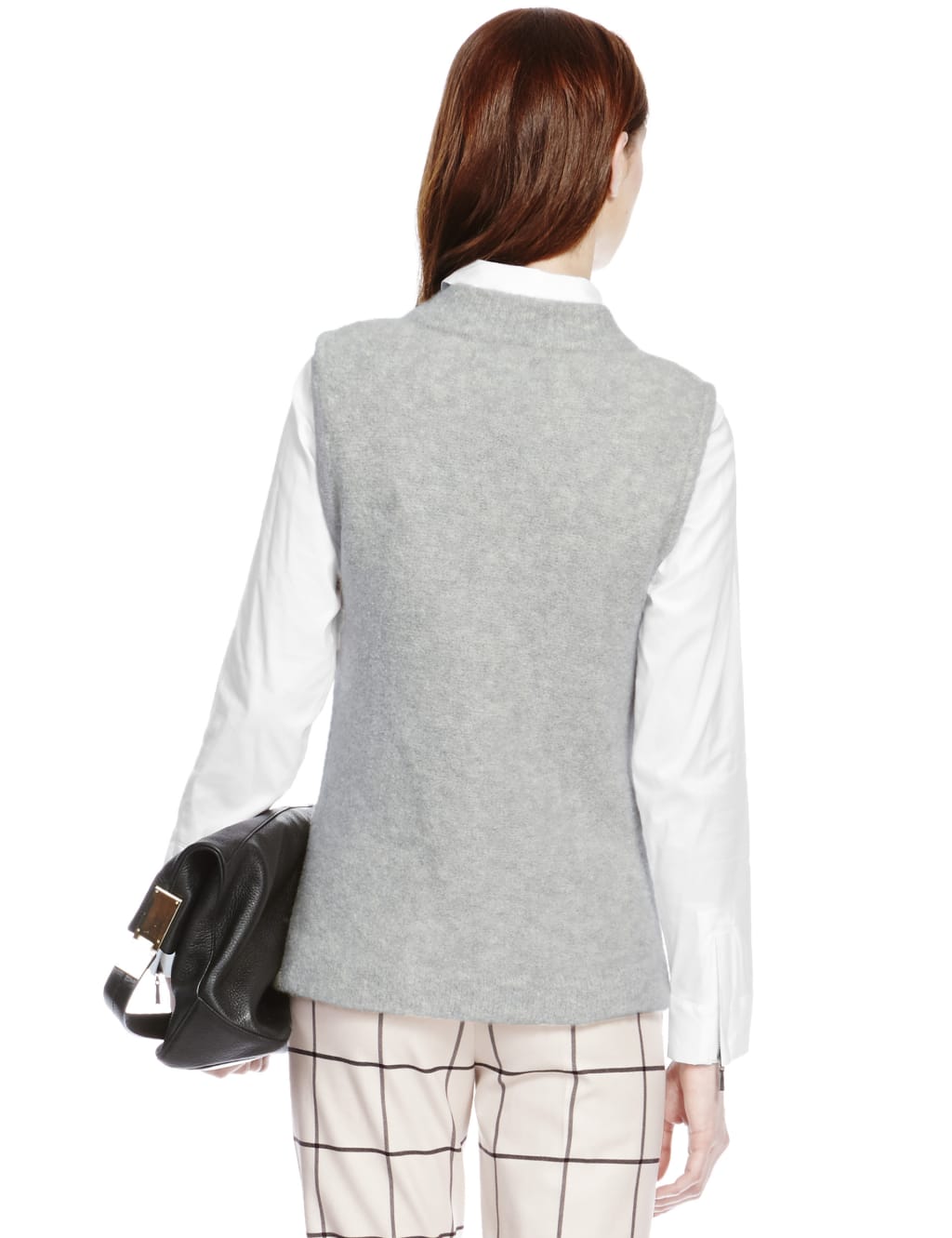 Cashmere Rich Bouclé Sleeveless Jumper 4 of 4
