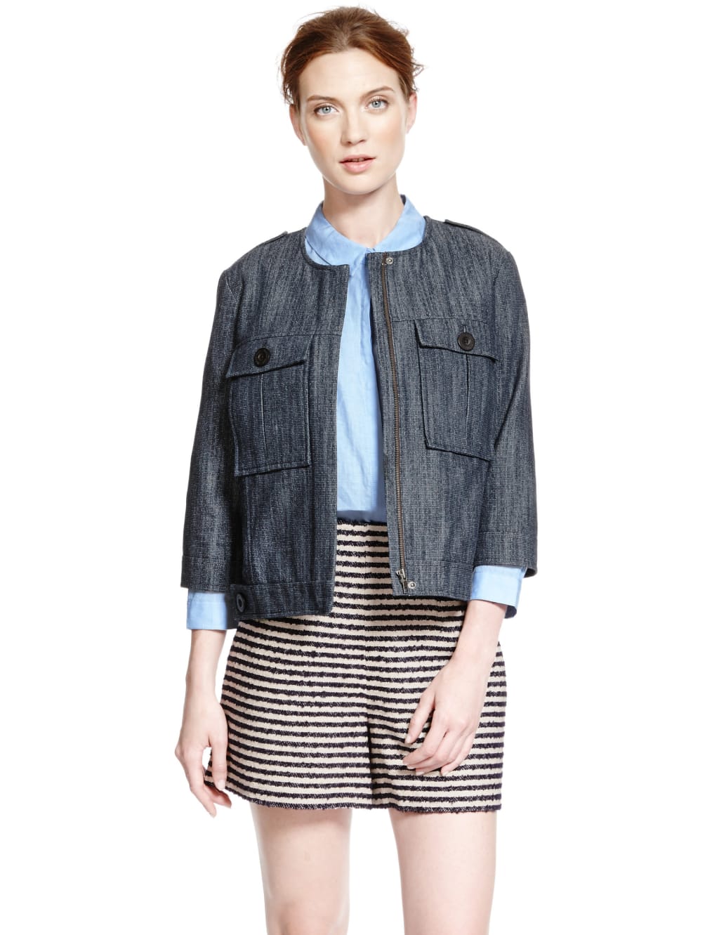 2 Pockets Denim Jacket 1 of 4
