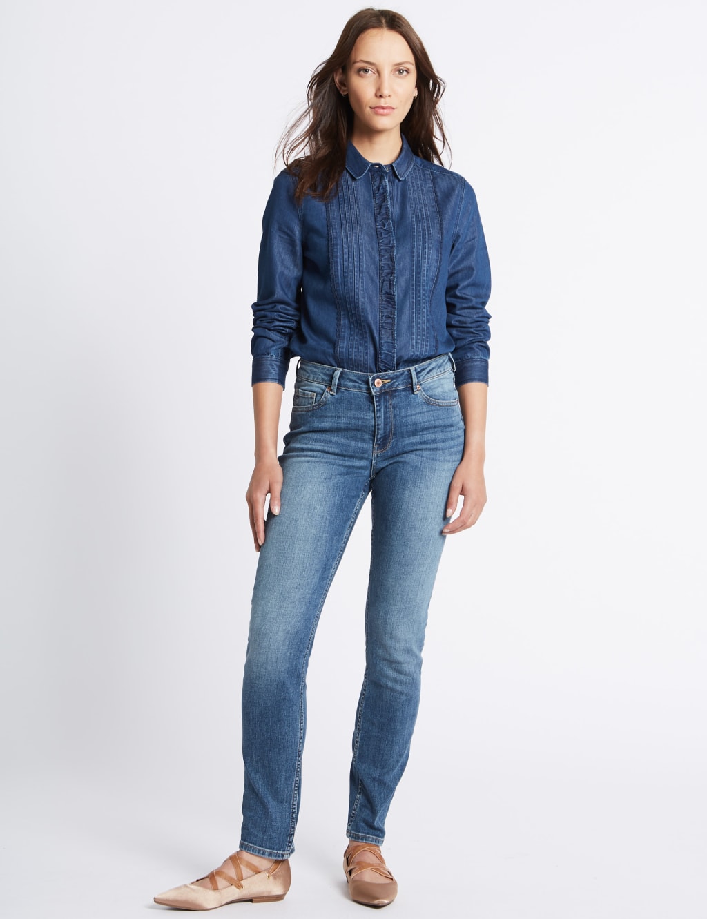 M&s ladies slim leg jeans hotsell