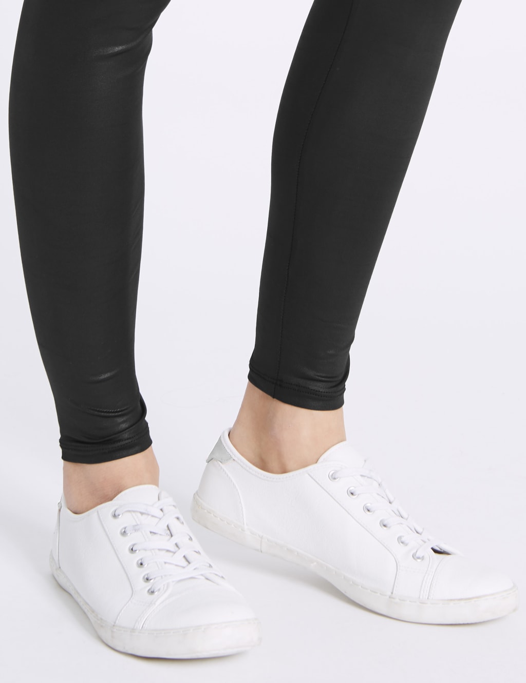 Marks and spencer wet look leggings on sale