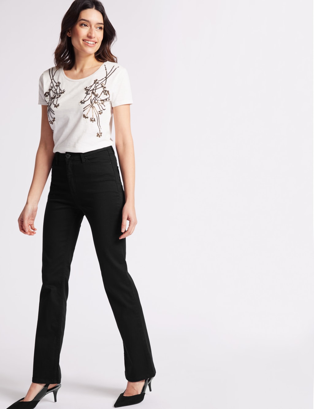 Sculpt & Lift Roma Rise Slim Boot Cut Jeans 3 of 6