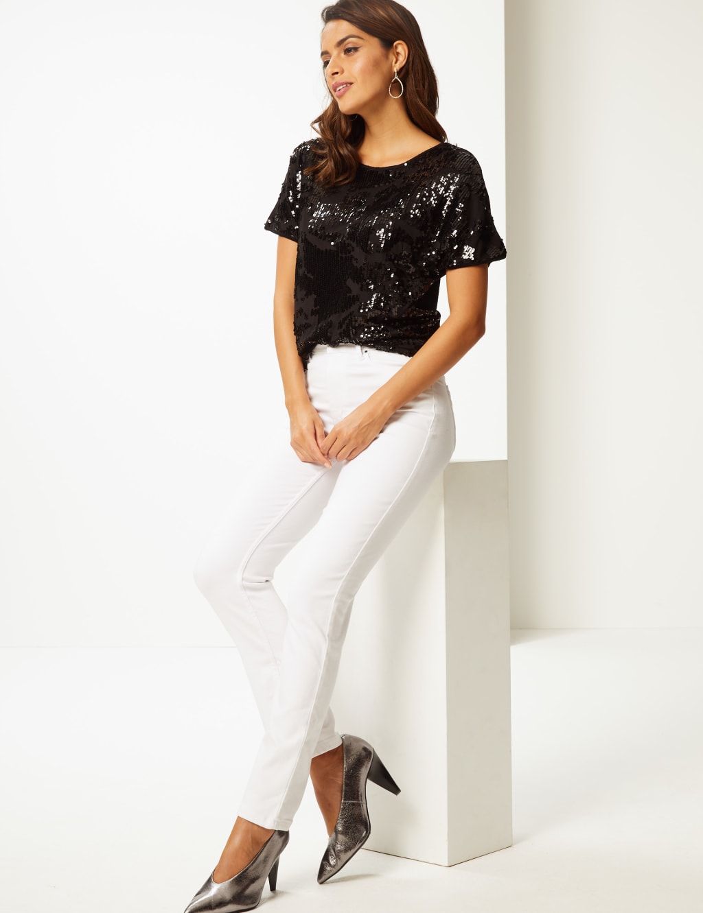 Per una sculpt & lift slim leg jeans shop