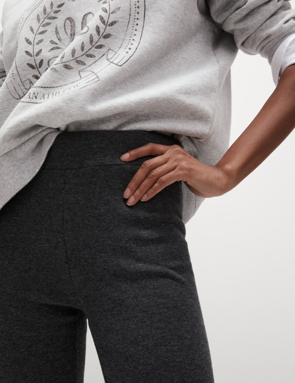 Cotton Blend Thermal Leggings