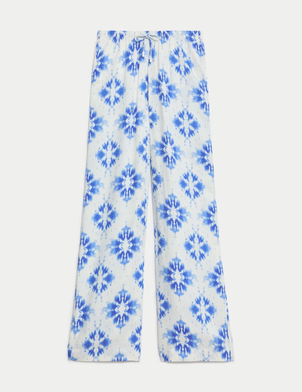 Wide Leg Floral Elasticated Waisted Trousers 2 of 5