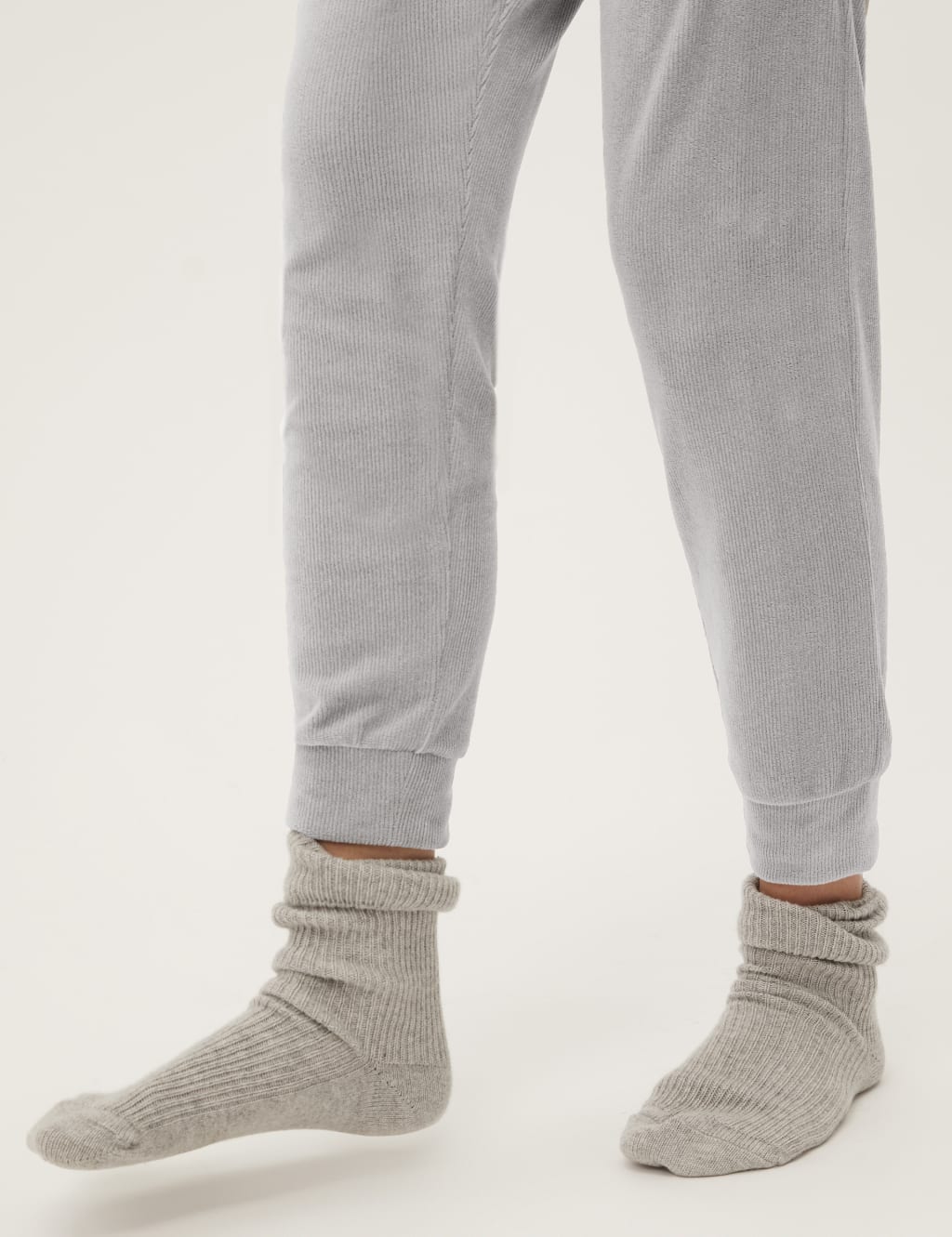 Velour Cuffed Joggers M S Collection M S