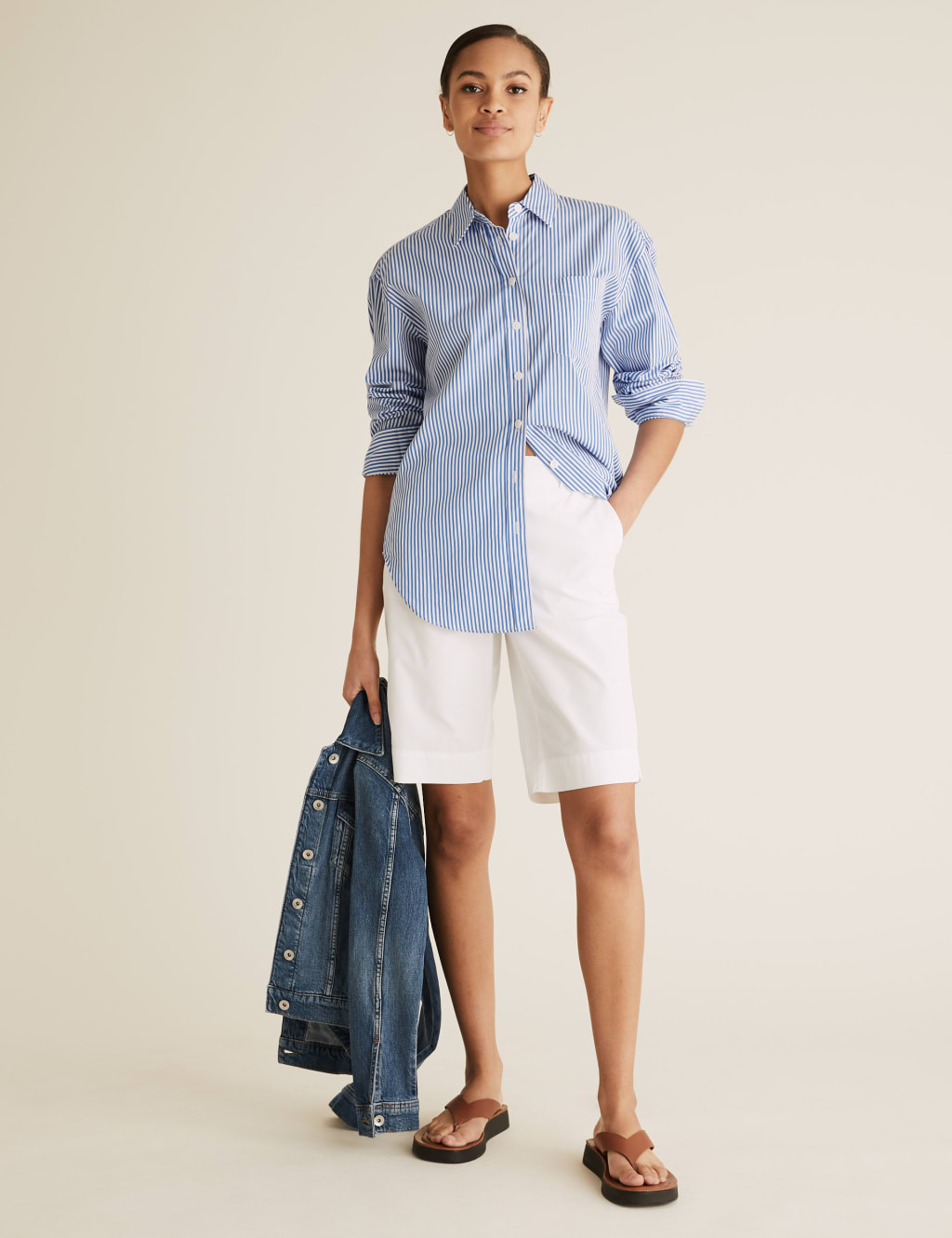 Cotton Rich Chino Shorts M S Collection M S