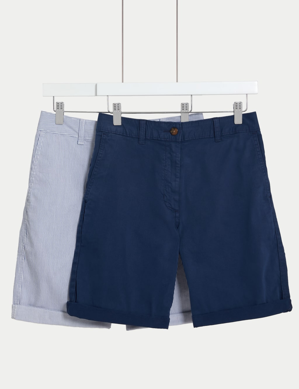 M&s cotton shorts discount