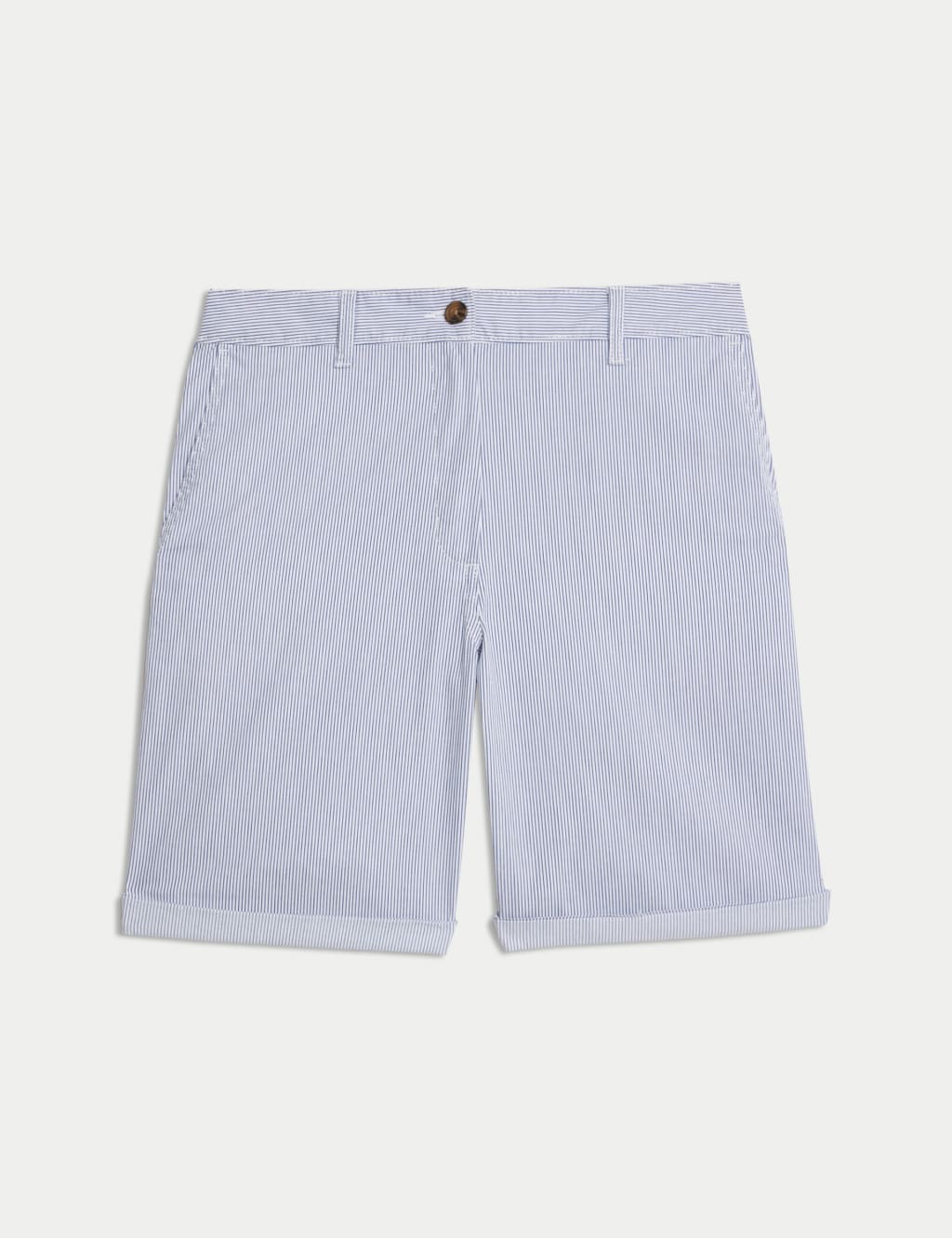 Cotton Rich Striped Chino Shorts 2 of 5
