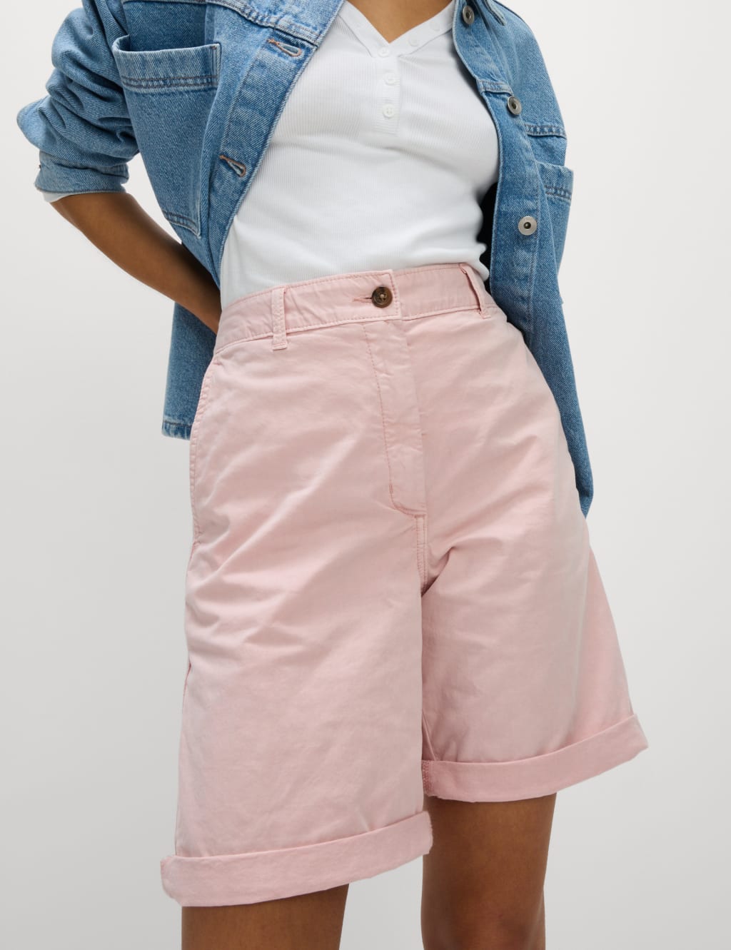 Cotton Rich Tea Dyed Chino Shorts 5 of 5