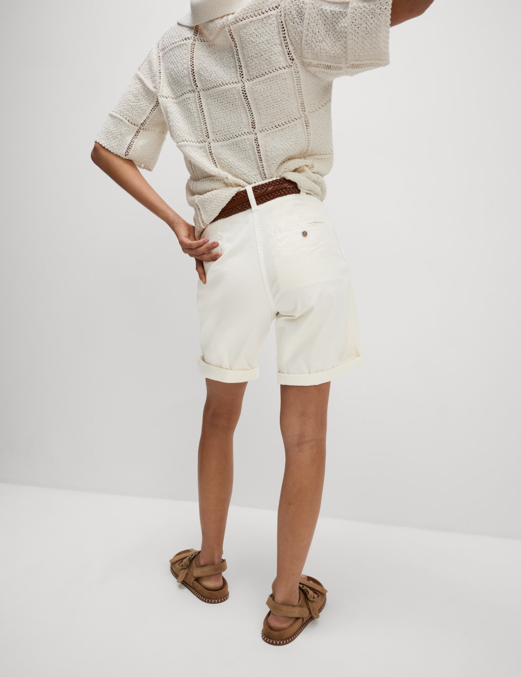 Cotton Rich Tea Dyed Chino Shorts 4 of 5