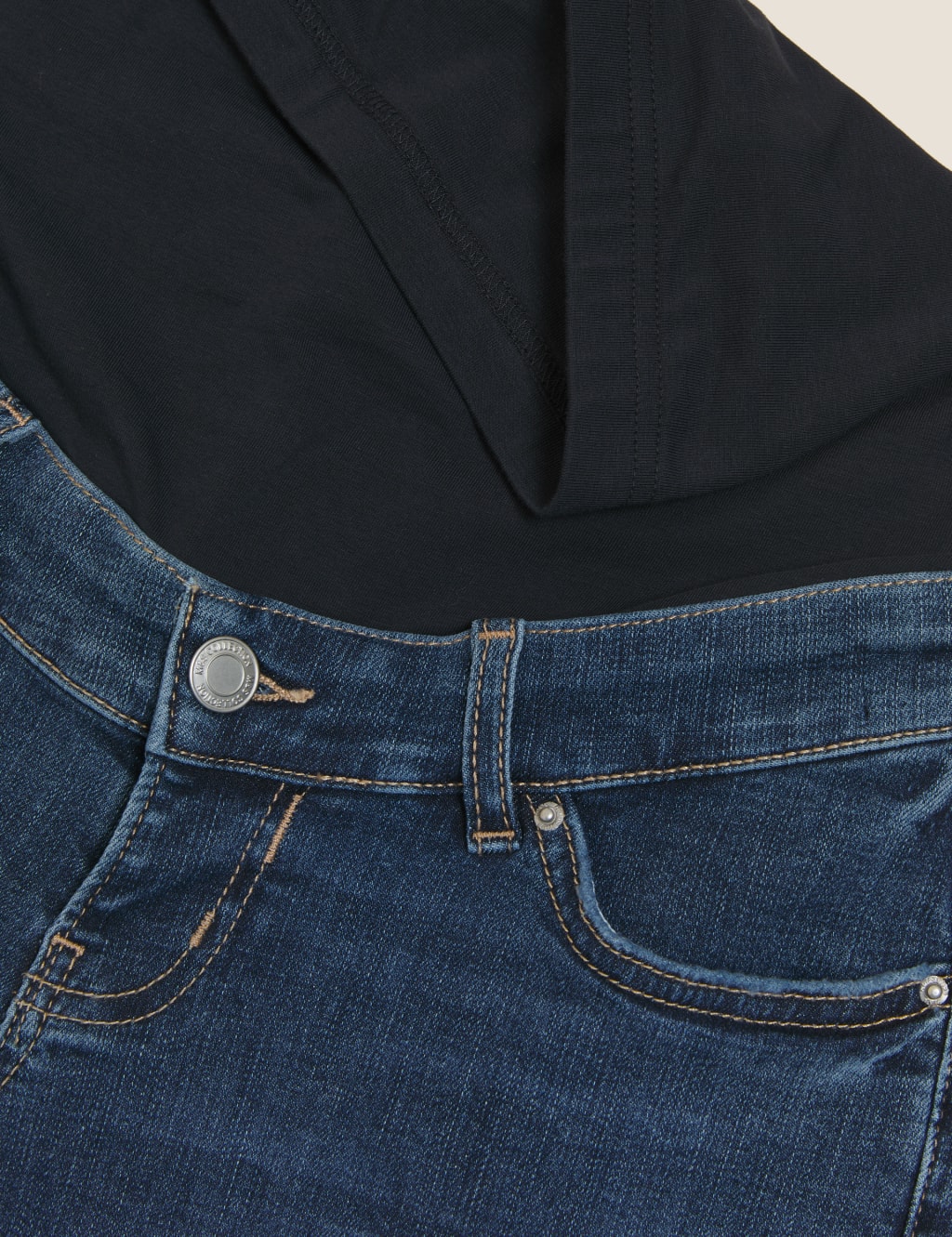 Maternity Denim Boyfriend Over Bump Shorts 5 of 5