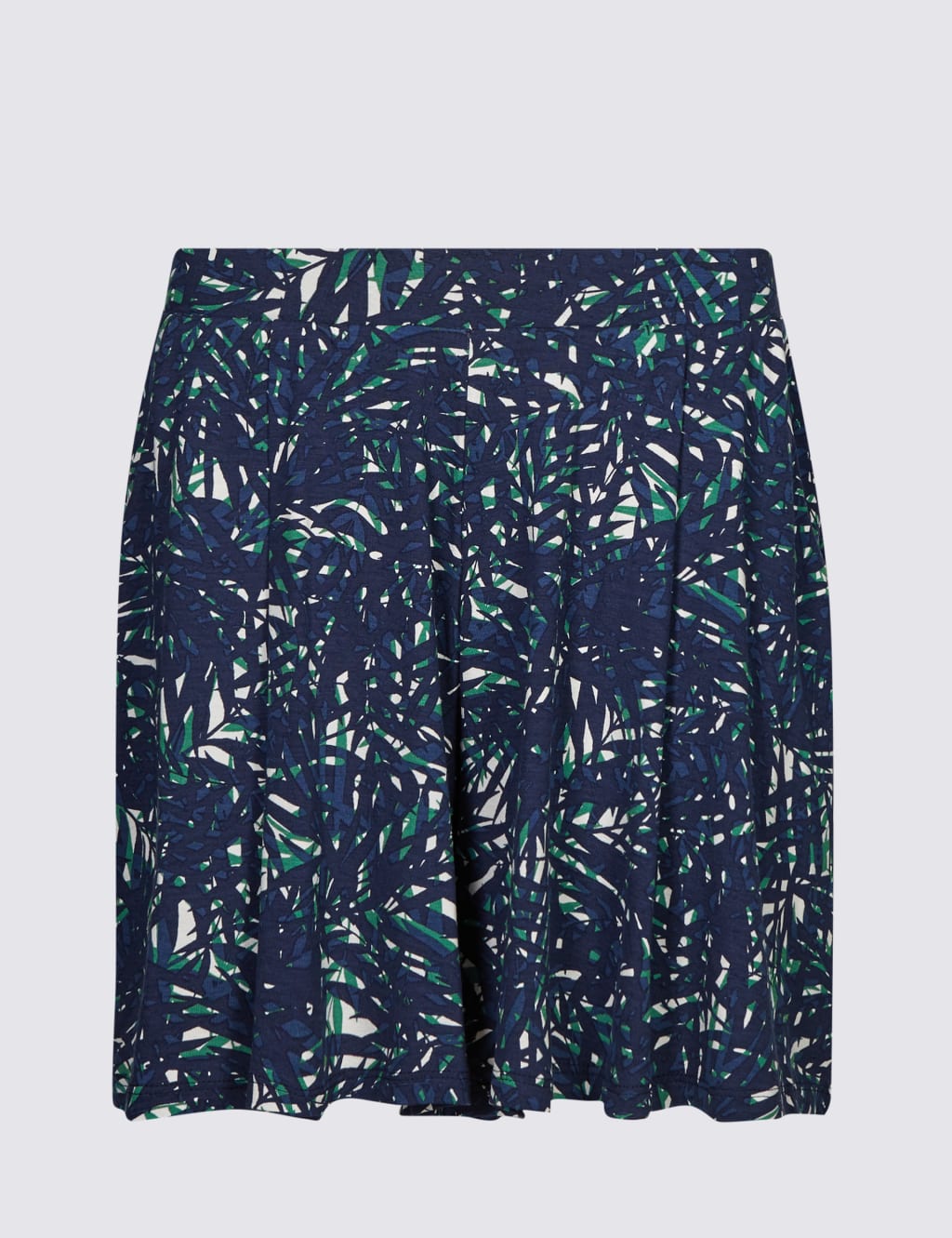 Leaf Print Jersey Flippy Shorts 2 of 5
