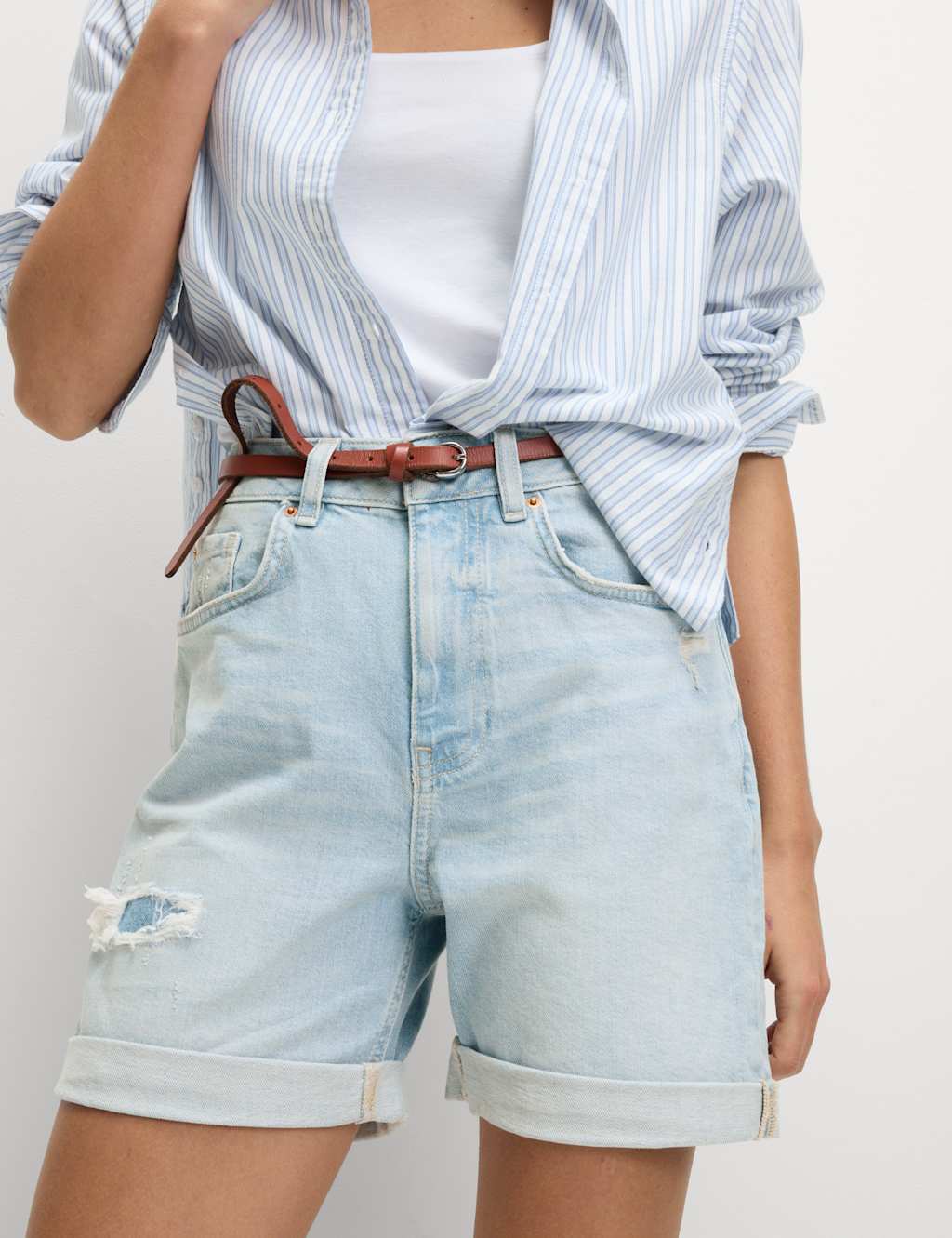 Denim Boyfriend Shorts 6 of 6