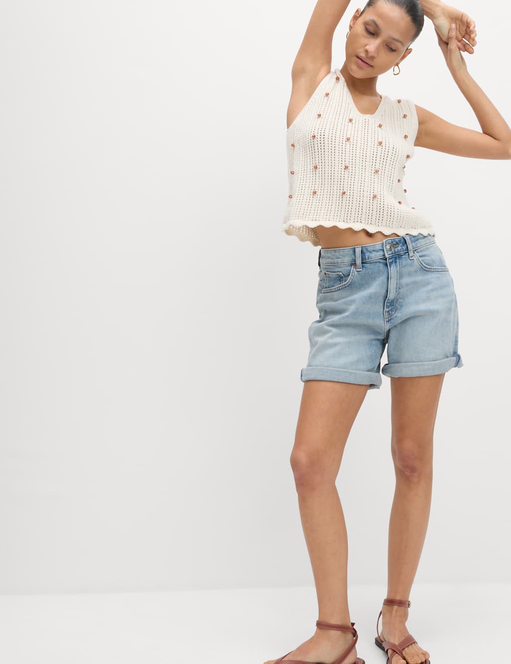 Denim Boyfriend Shorts 5 of 5