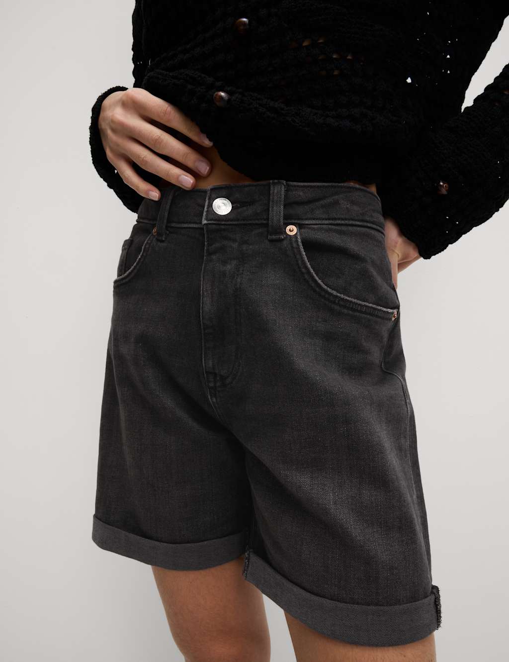 Denim Boyfriend Shorts 1 of 4