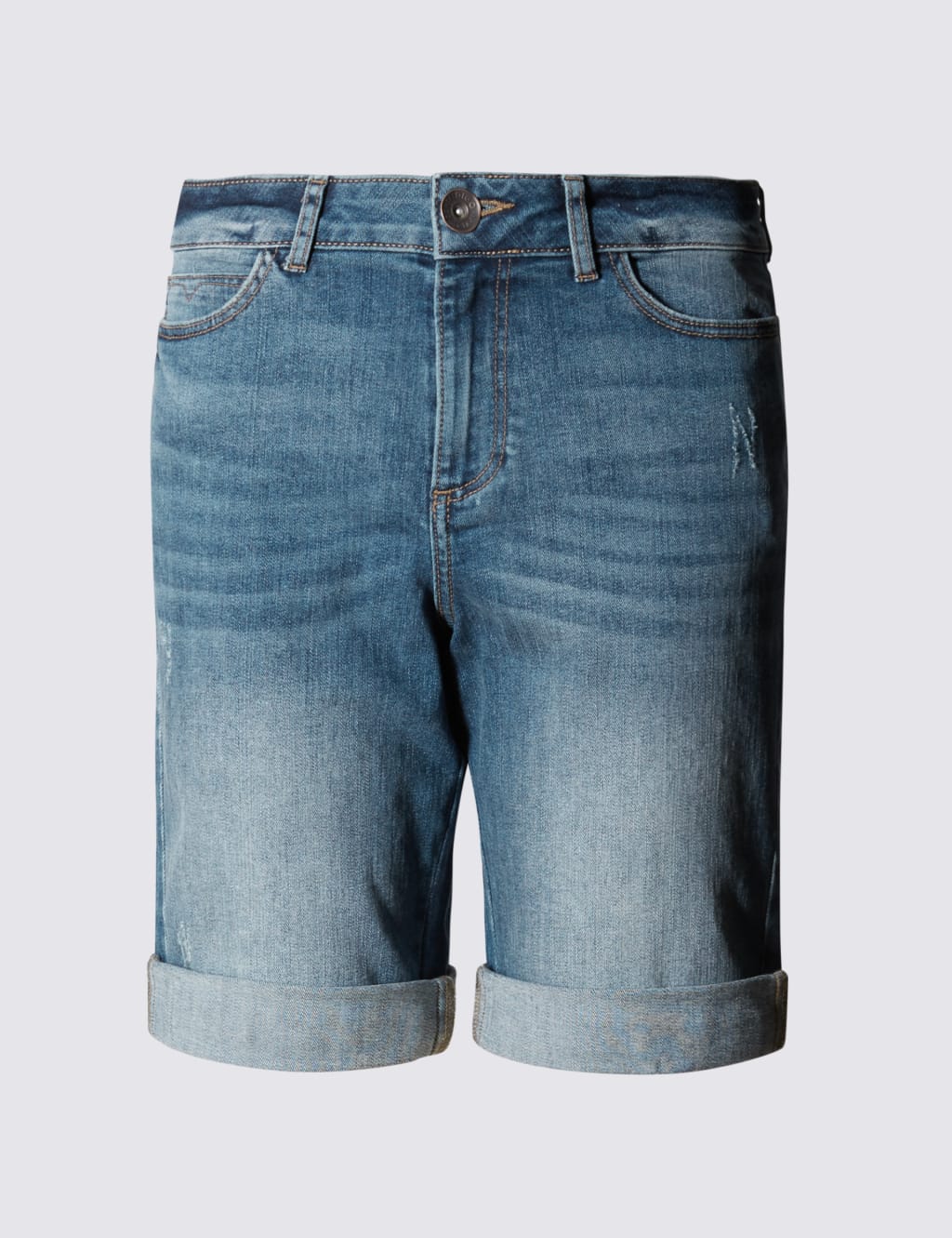 Boyfriend Denim Shorts 2 of 3
