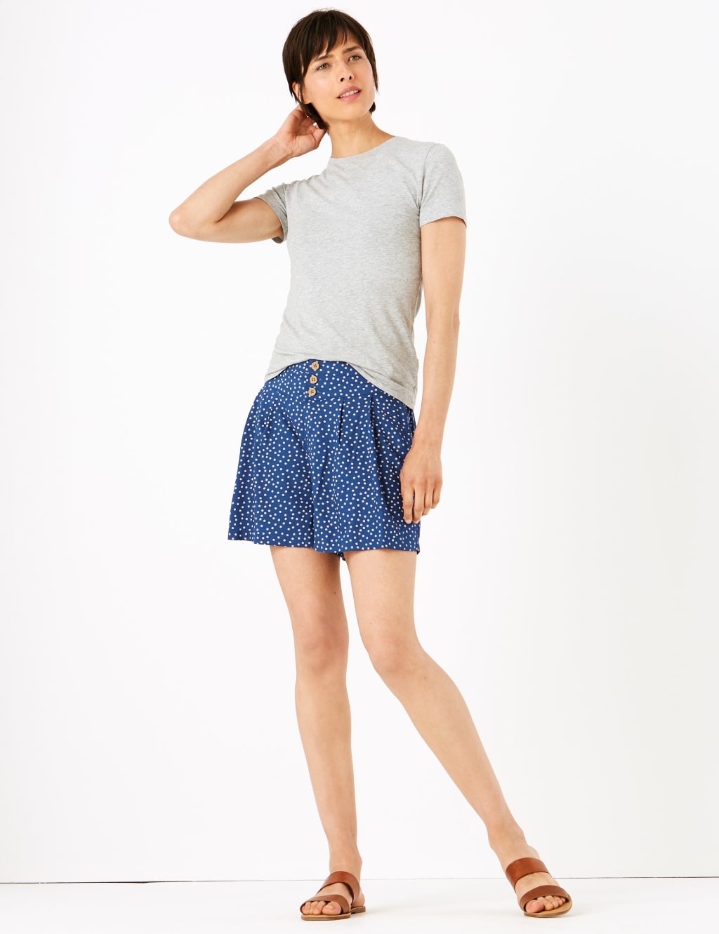 Adidas polka dot shorts set store