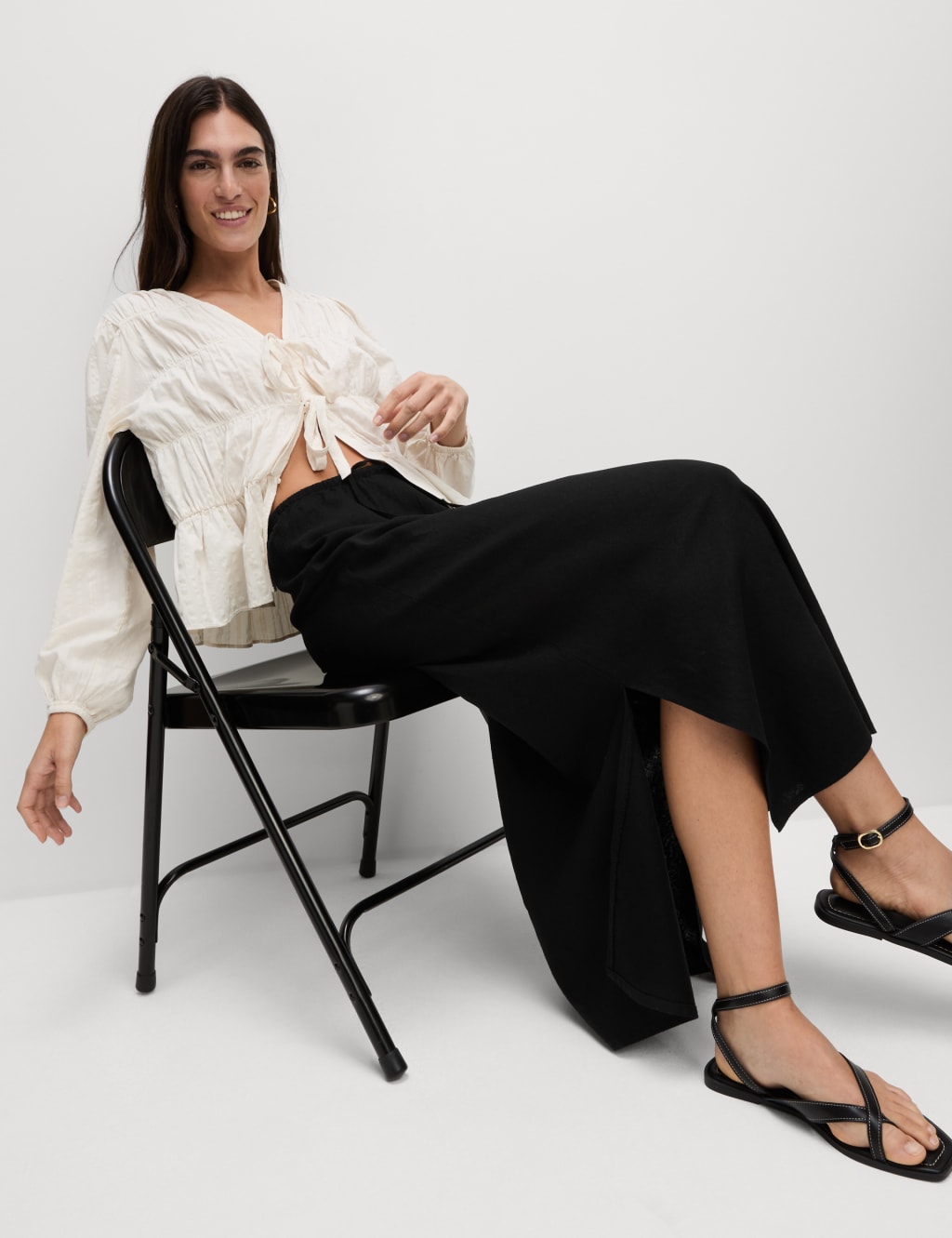 Bias Cut Maxi Skirt 3 of 5