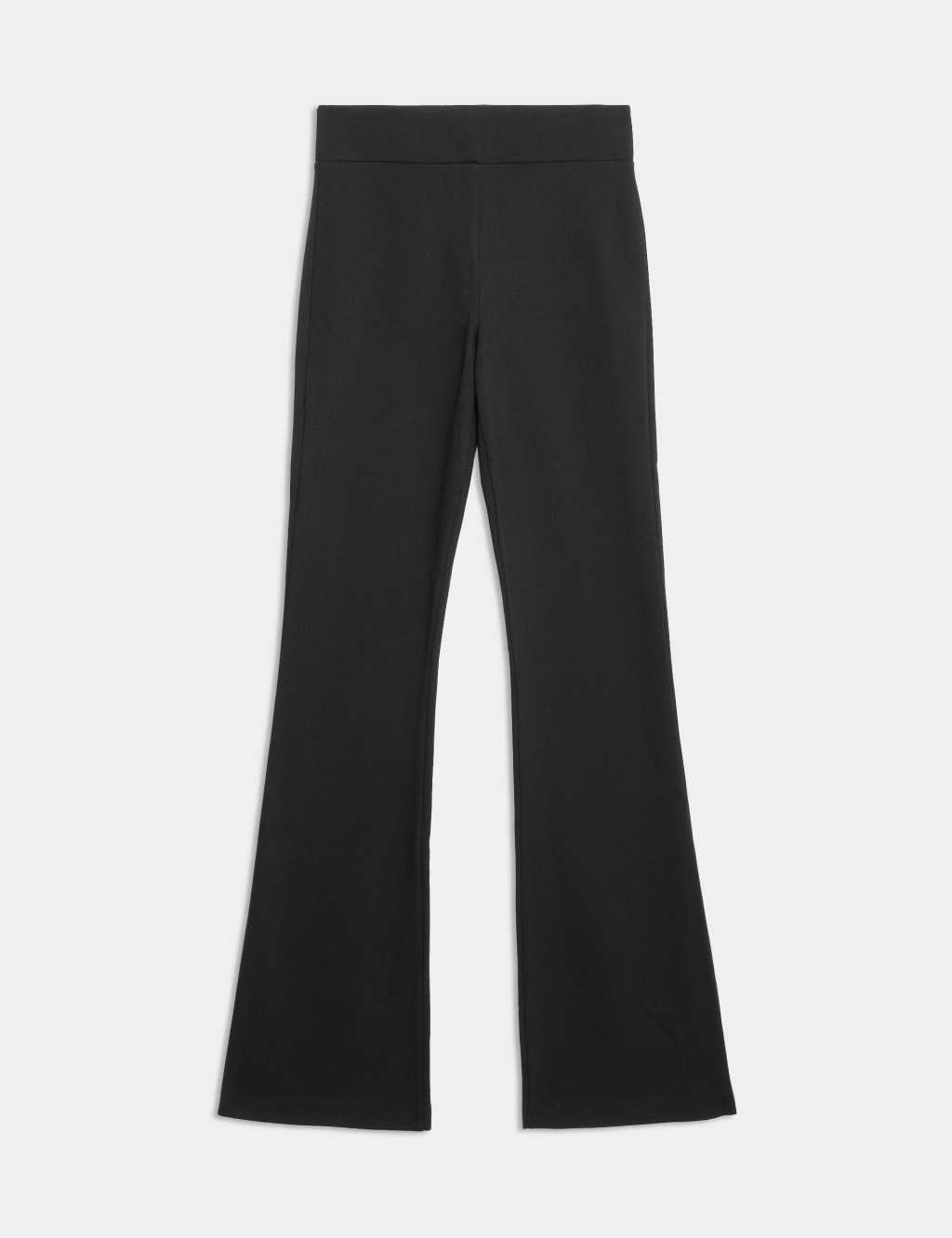 Jersey Elasticated Waist Flared Trousers M S Collection M S