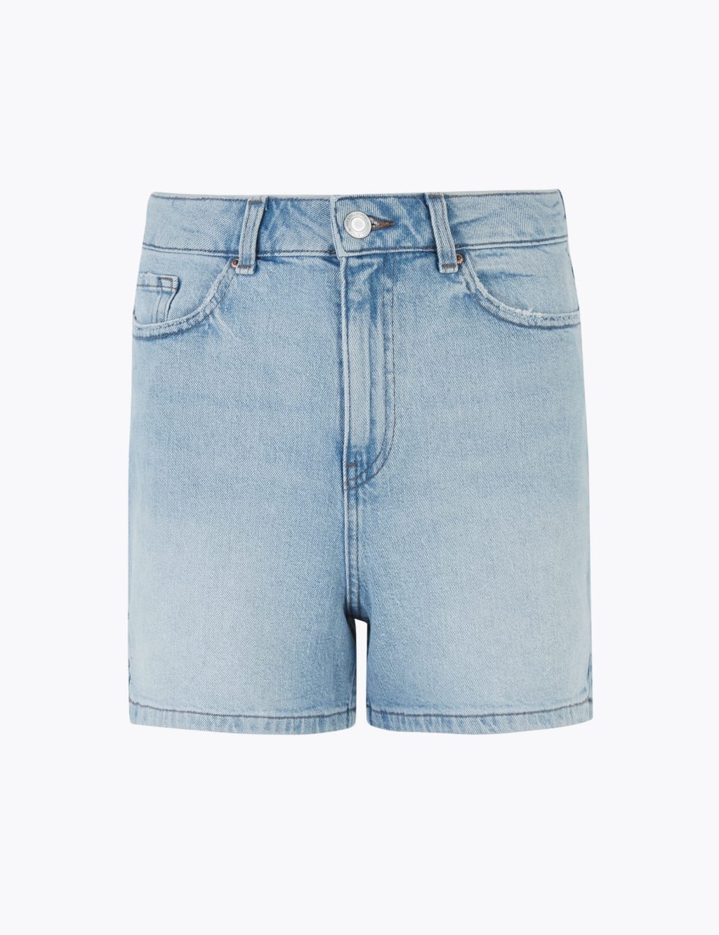 Denim Mom High Waisted Shorts M S Collection M S