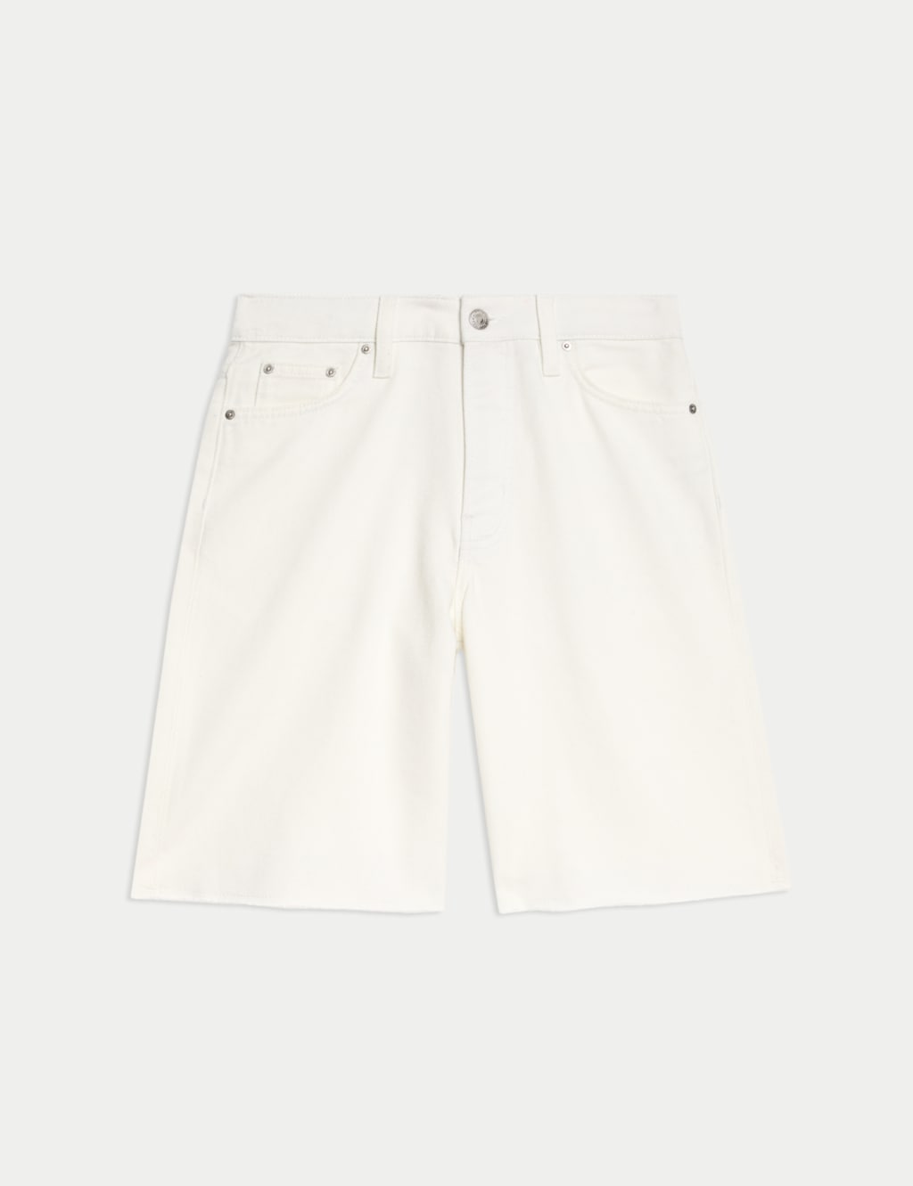 Pure Cotton Denim Bermuda Shorts 2 of 4
