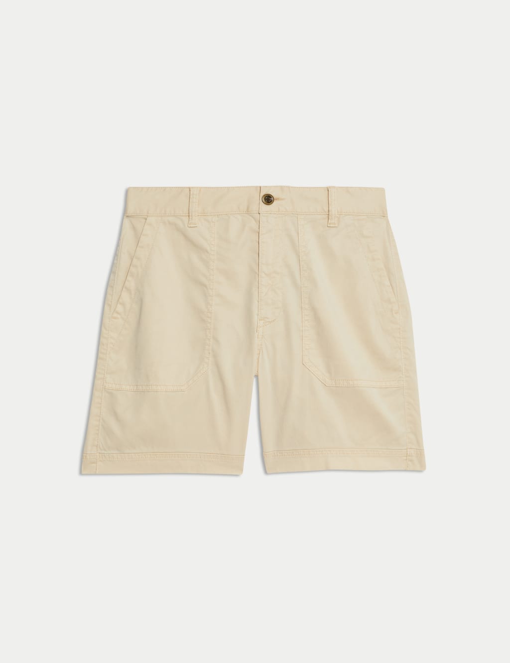 Cotton Blend Cargo Shorts 2 of 4