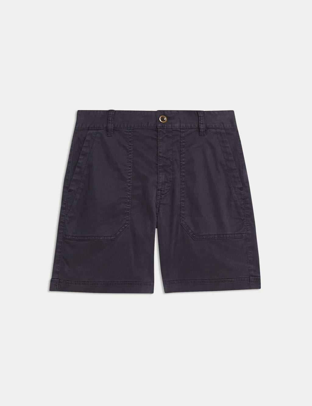 Cotton Blend Cargo Shorts 2 of 5