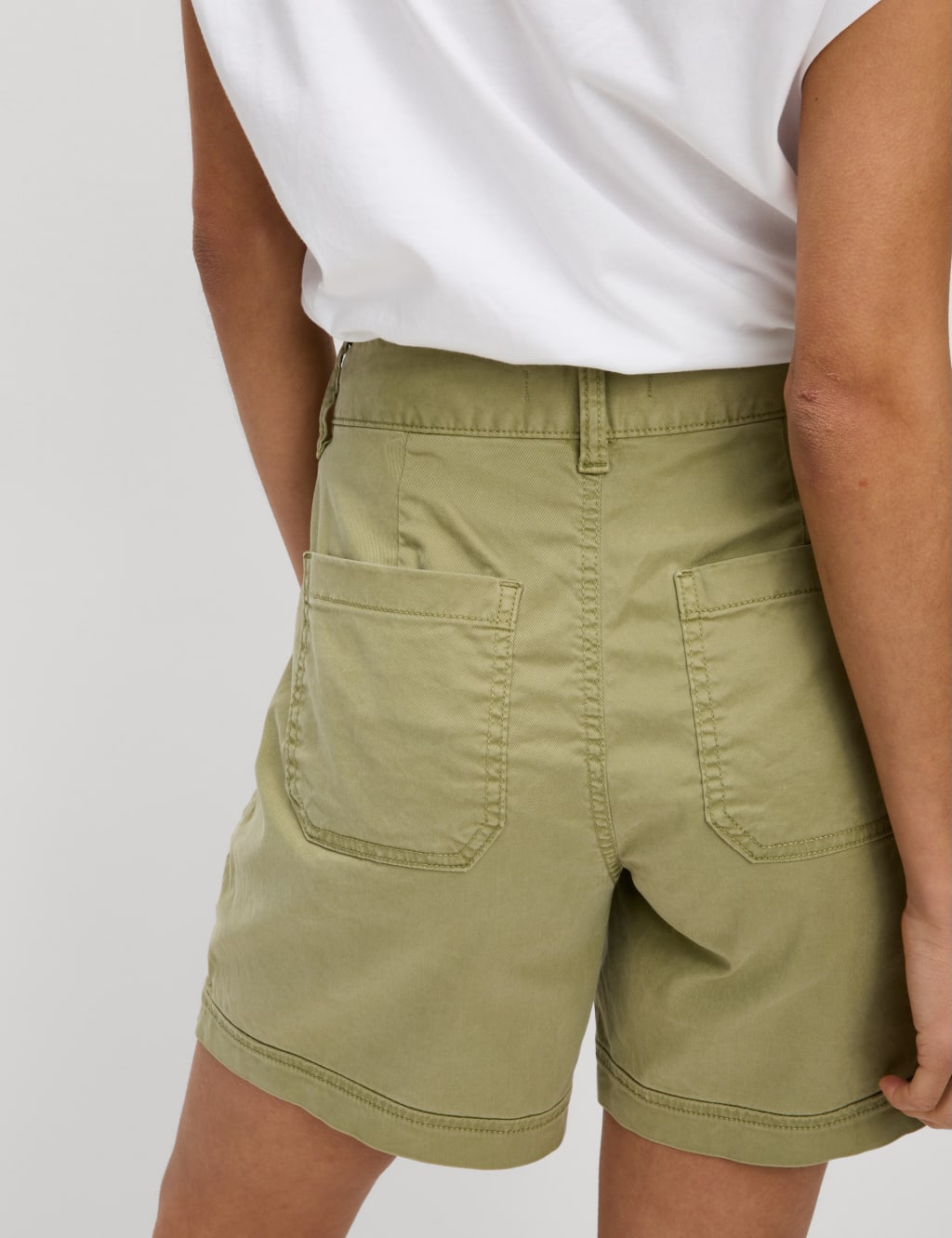 Cotton Blend Cargo Shorts 5 of 5