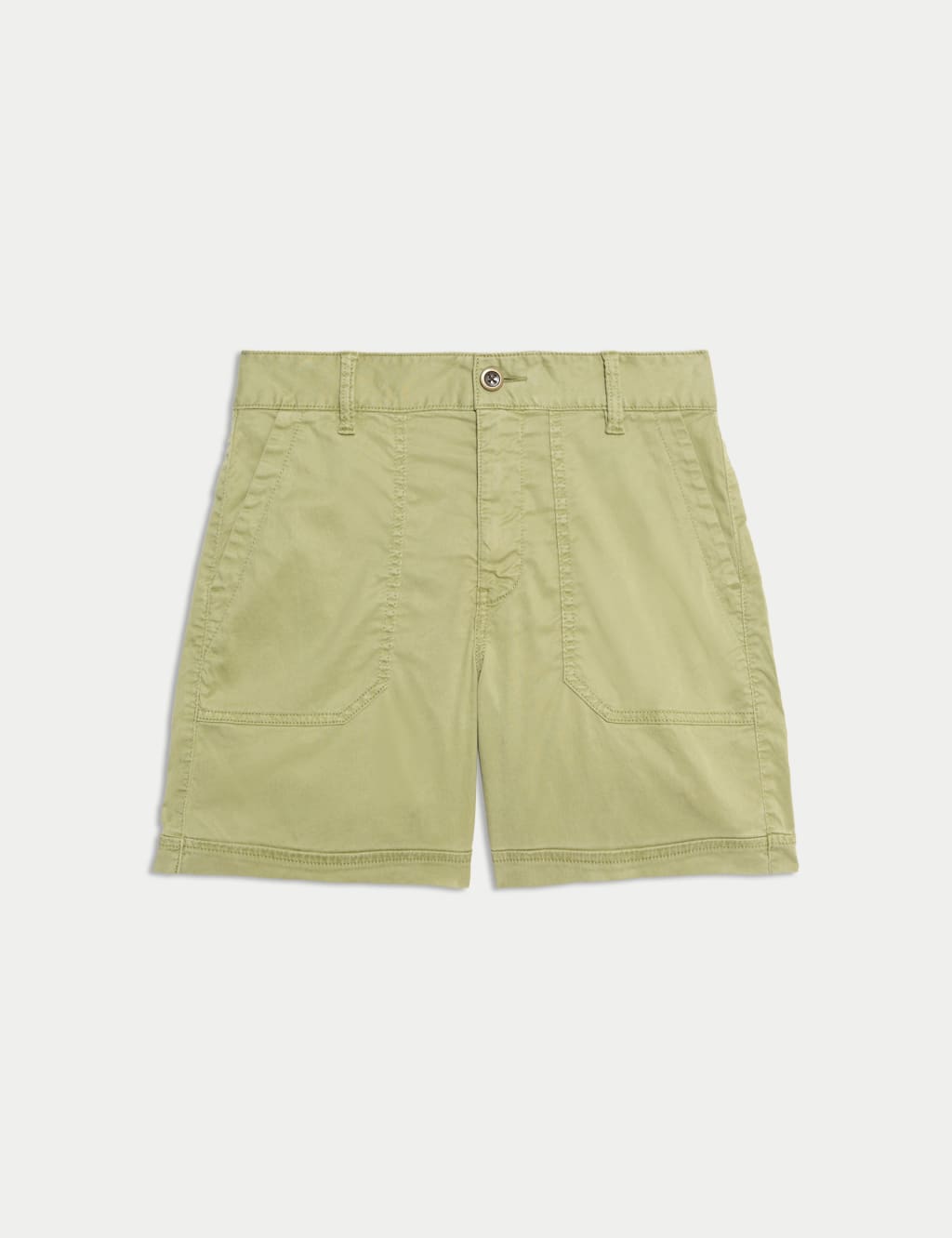 Cotton Blend Cargo Shorts 2 of 5