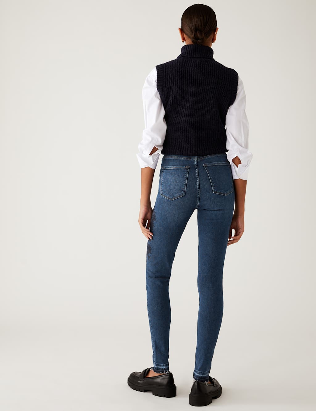 Ivy Premium Embroidered Skinny Jeans 6 of 6