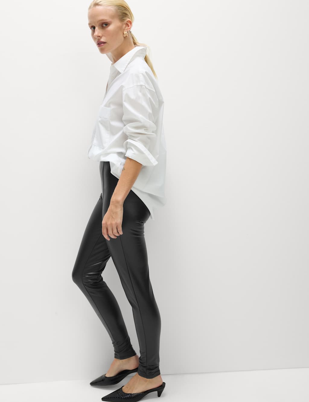 Leather Look Leggings 6 of 6