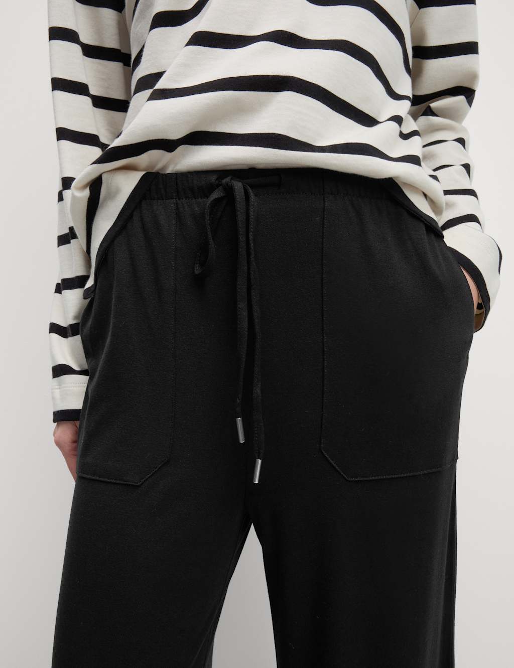 Jersey Wide Leg Trousers 3 of 4
