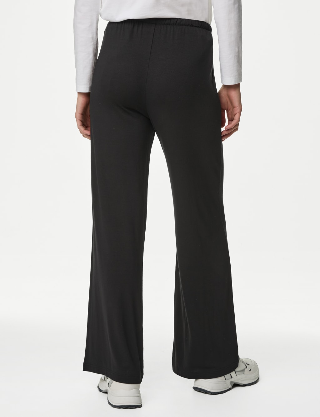 Jersey Wide Leg Trousers M S Collection M S