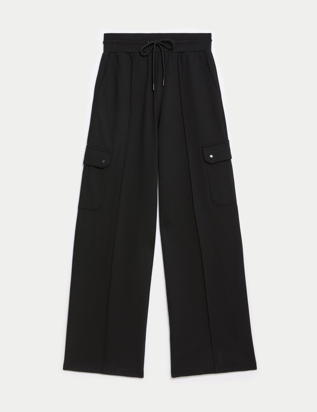 Ponte Utility Wide Leg Trousers M S Collection M S