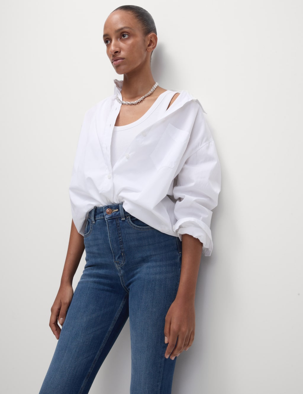 M&s high rise super skinny jeans clearance