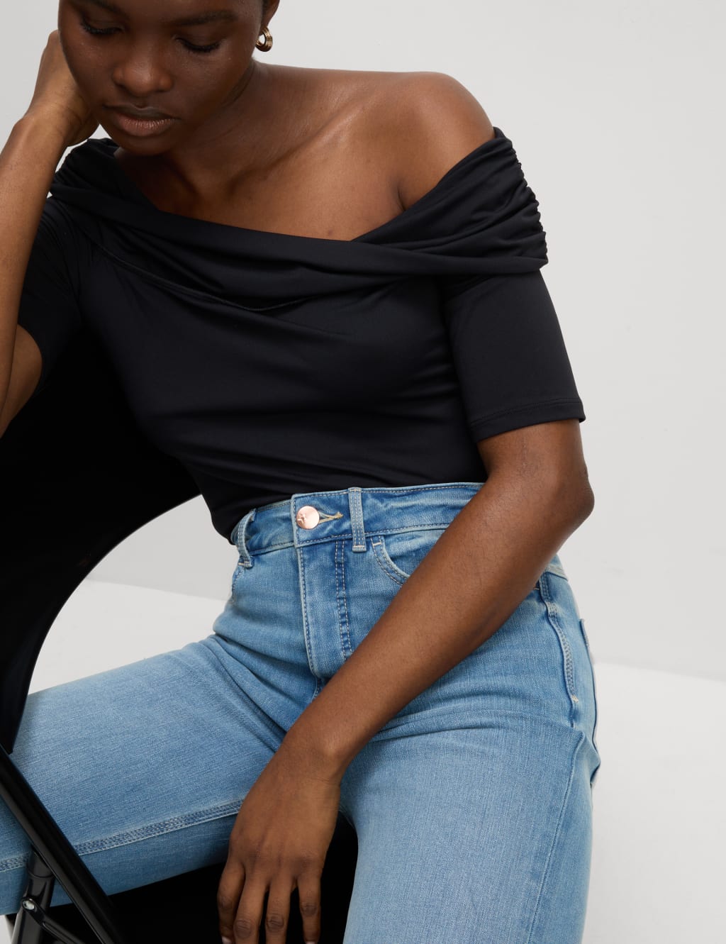 Shaping straight jeans discount